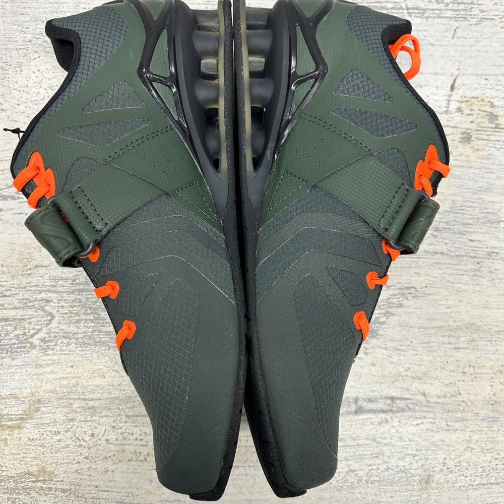 Inov-8 FASTLIFT 335 (Men): Elevate Performance in Thyme/Black/Orange - Picture 7 of 10